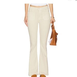 MOTHER Light Cream Denim Pants